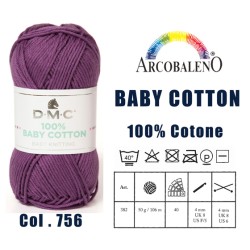 FILATO "BABY COTTON".VIOLA...