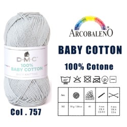 FILATO "BABY COTTON".GRIGIO...