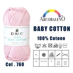 FILATO "BABY COTTON".ROSA...