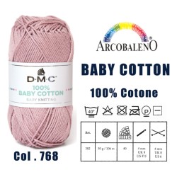 FILATO "BABY COTTON".ROSA...