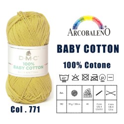 FILATO "BABY COTTON".GIALLO...