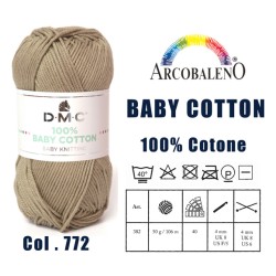FILATO "BABY COTTON".SABBIA...