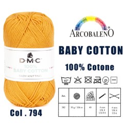 FILATO "BABY COTTON".OCRA...
