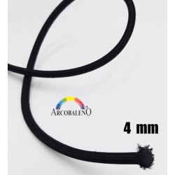 TUBOLARE ELASTICO mm4.NERO...