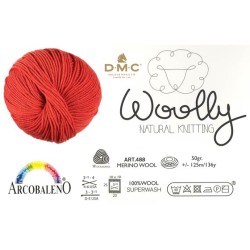 LANA WOOLLY gom 125mt ROSSO...