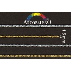 CORDONE 2 CAPI METALLIZZATO