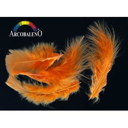 PIUME MARABOUT.ARANCIONE...