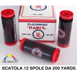 FILO RADIX -12 SPOLE DA 200YDS