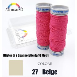 FILO ELASTICO "DAMA".BEIGE...