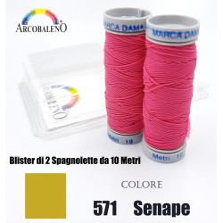 FILO ELASTICO "DAMA".SENAPE...