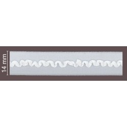 BDO PIEG EL+RUCHE 14mm.BIANCO