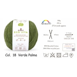 FILATO "ECO VITA" mm3.VERDE...