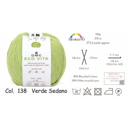 FILATO "ECO VITA" mm3.VERDE...