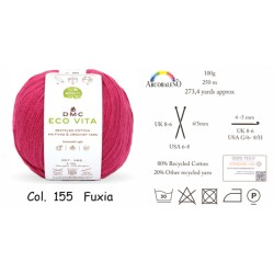 FILATO "ECO VITA" mm3.FUXIA...