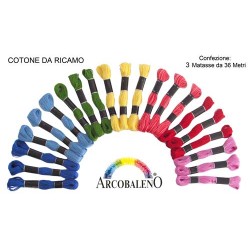 COTONE DA RICAMO.BLU AMPARO...