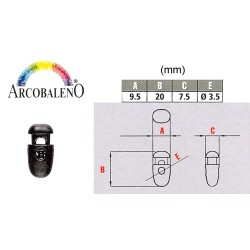 DROP-FERMAC PIC 3,5mm.NERO