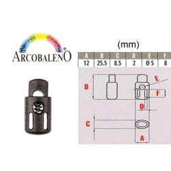 LITTLE/3-FERMAC 5mm.NERO 3...