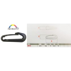 MPM-MOSCHETT NYLON mm48,5.NERO