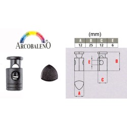 TR1-FERMAC 6mm NYLON.NERO
