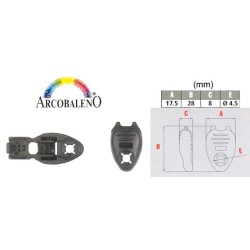 TB-TERMINALE 4,5mm NY.NERO...