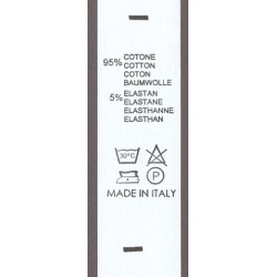 95% COTONE - 5% ELASTAN