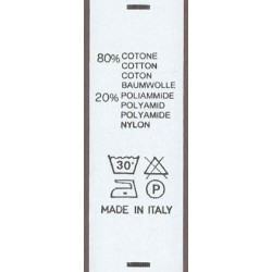 80% COTONE - 20% POLIAMMIDE