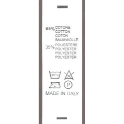 65% COTONE - 35% POLIESTERE
