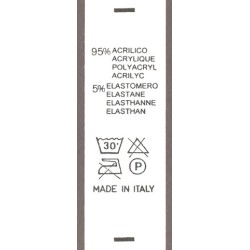 95% ACRILICO - 5% ELASTAN