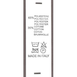 65% POLIESTERE - 35% COTONE