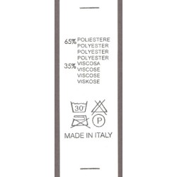 65% POLIESTERE - 35% VISCOSA
