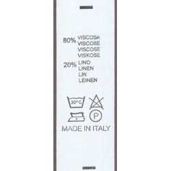 80% VISCOSA - 20% LINO