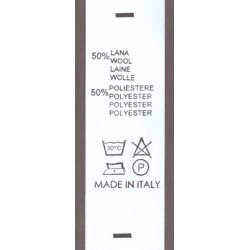 50% LANA - 50% POLIESTERE