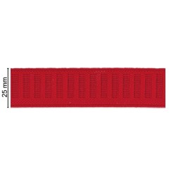 GROS GRAIN LAV mm25.ROSSO...