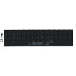 GROS GRAIN LAV mm25.NERO...