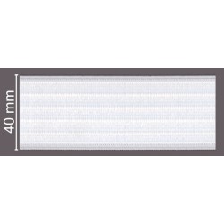 CINTURA RASO mm40.BIANCO...
