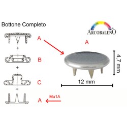 BOTTONI A PRESSIONE.BIANCO...