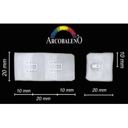 TASSELLO A 1 GANCIO.BIANCO