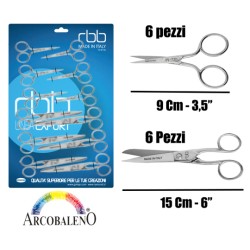 SET 12 FORBICI RICAMO -...