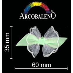 FIOCCO RASO+ORGANZA.MENTA...