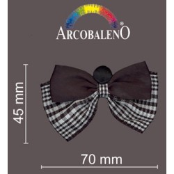 FIOCCO RASO+BOTTONE. NERO...