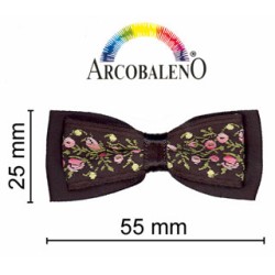 PAPILLON DOPPIO RICAMATO....