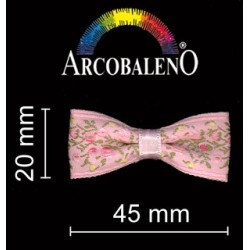 PAPILLON RICAMATO. ROSA...