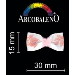 PAPILLON STAMPA FIORI. ROSA...