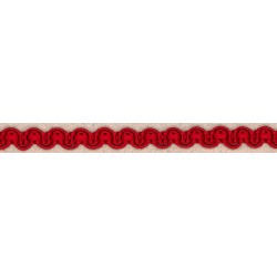 AGREMANO MM6.ROSSO 100%ACETATO
