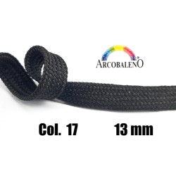 PIATTINA TUBOLARE mm13.NERO...