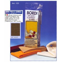 BORDO POLSI.NOCE 100%COTONE