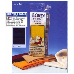 BORDO POLSI.BLU 100%COTONE