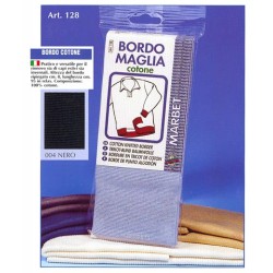 BORDO MAGLIA COTONE.NERO...