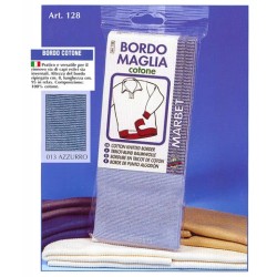 BORDO MAGLIA COTONE.AZZURRO...