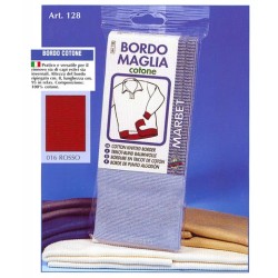 BORDO MAGLIA COTONE.ROSSO...